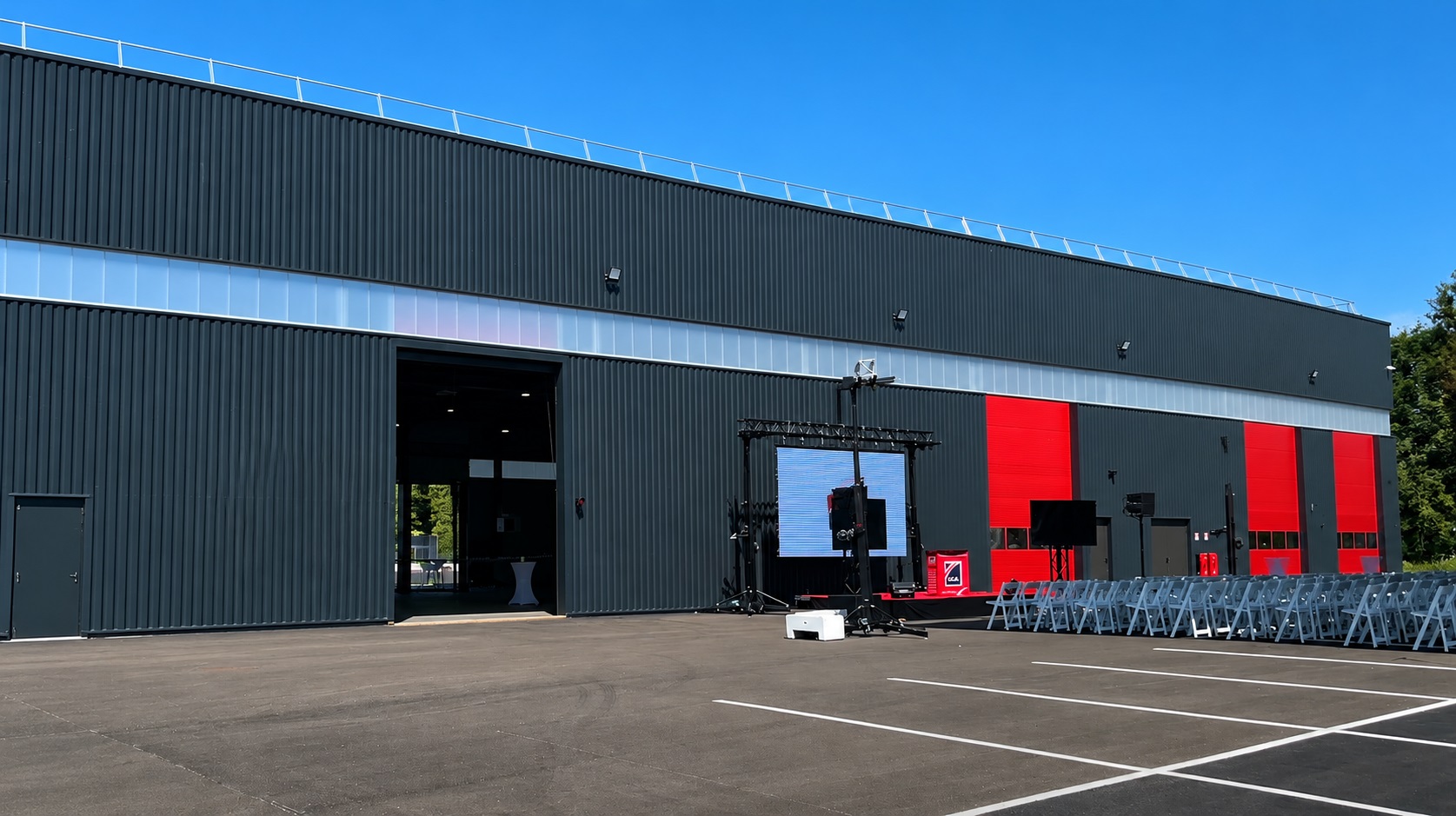 Nouvelle plateforme logistique automobile à Réding